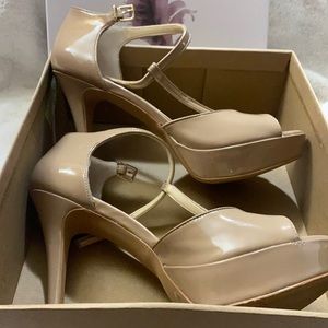Beige High Heels